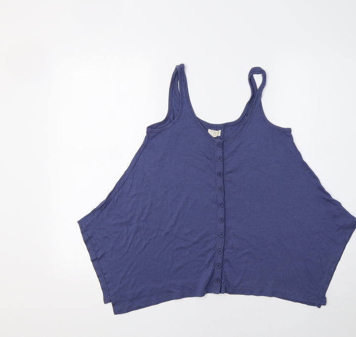 New Look Womens Blue   Basic Tank Size 8