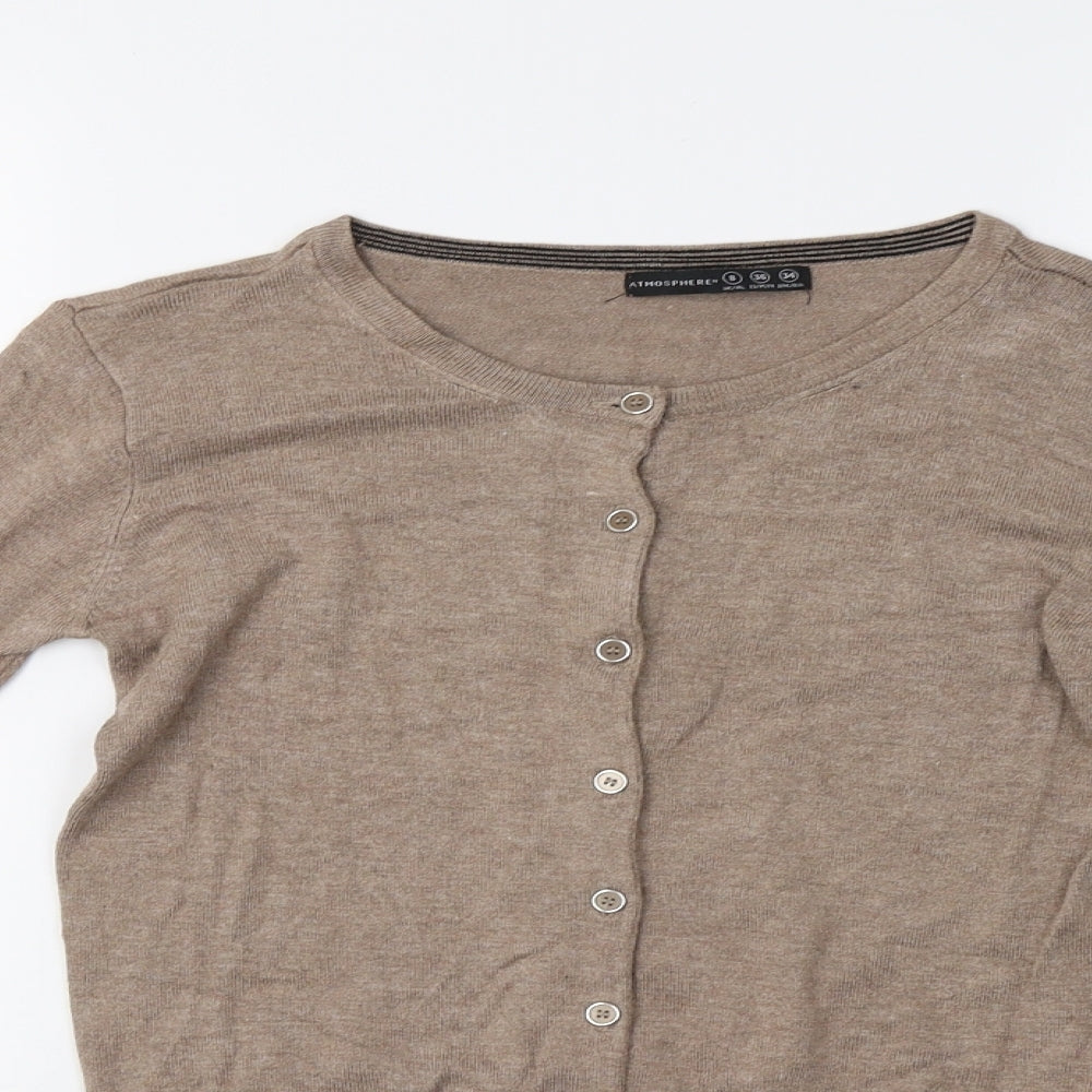 Primark Womens Brown   Cardigan Jumper Size 8