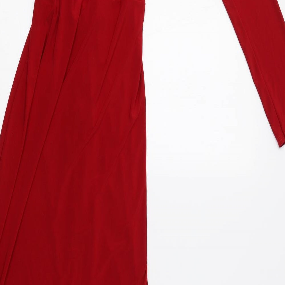 Boohoo Womens Red   Maxi  Size 14