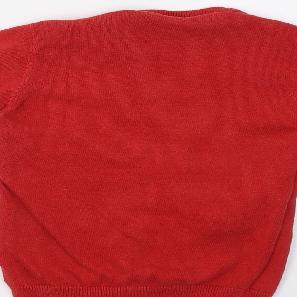 So Cute Baby Red   Pullover Jumper Size 18-24 Months  - Rudolph Christmas