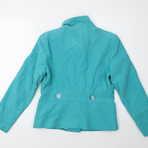 Debenhams Womens Green   Overcoat Coat Size 12