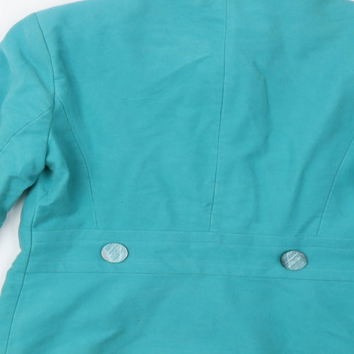 Debenhams Womens Green   Overcoat Coat Size 12