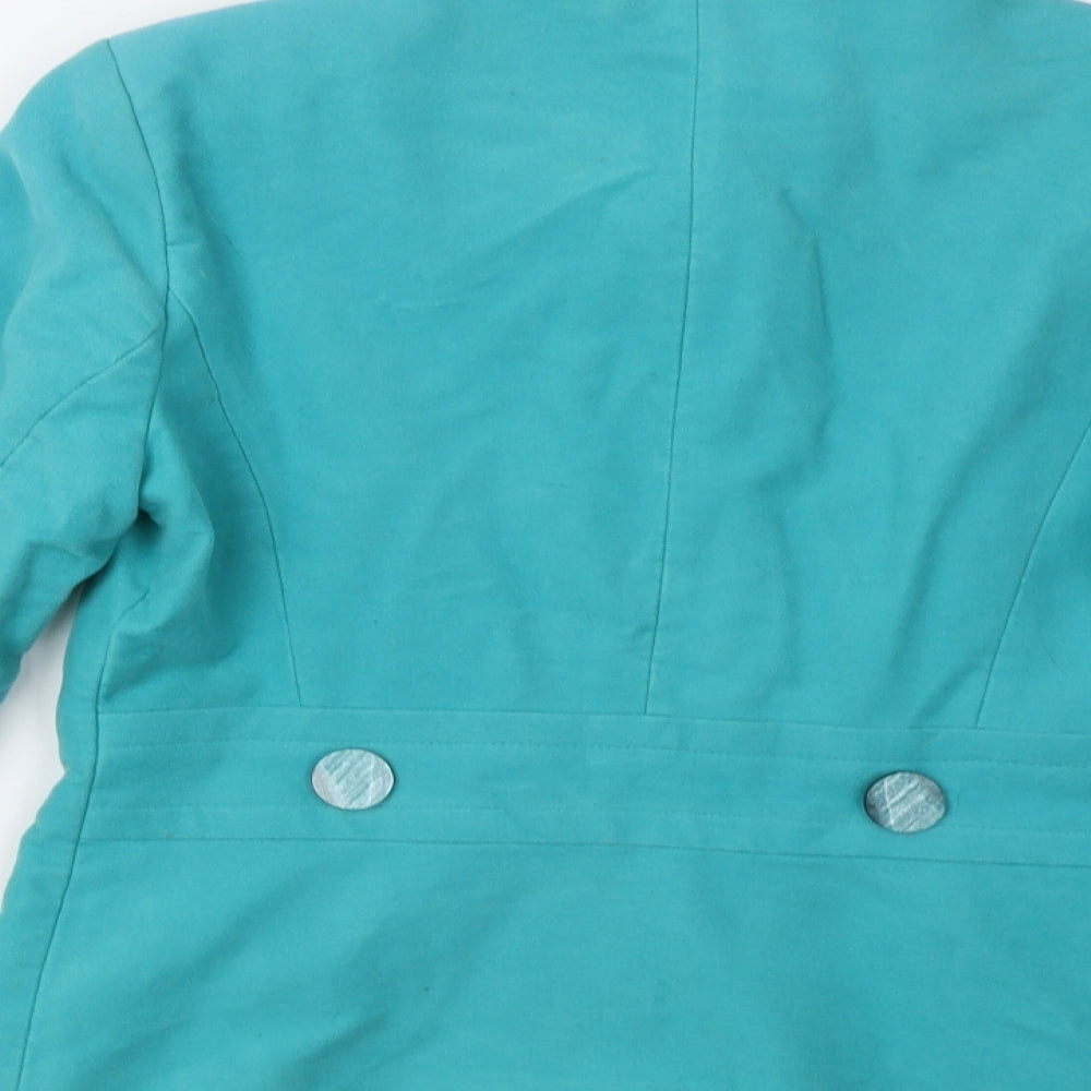Debenhams Womens Green   Overcoat Coat Size 12