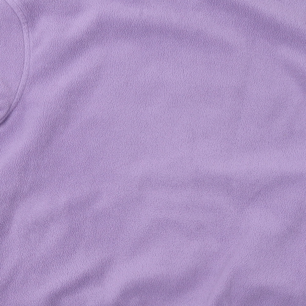 Classics Womens Purple   Full Zip Sweatshirt Size L