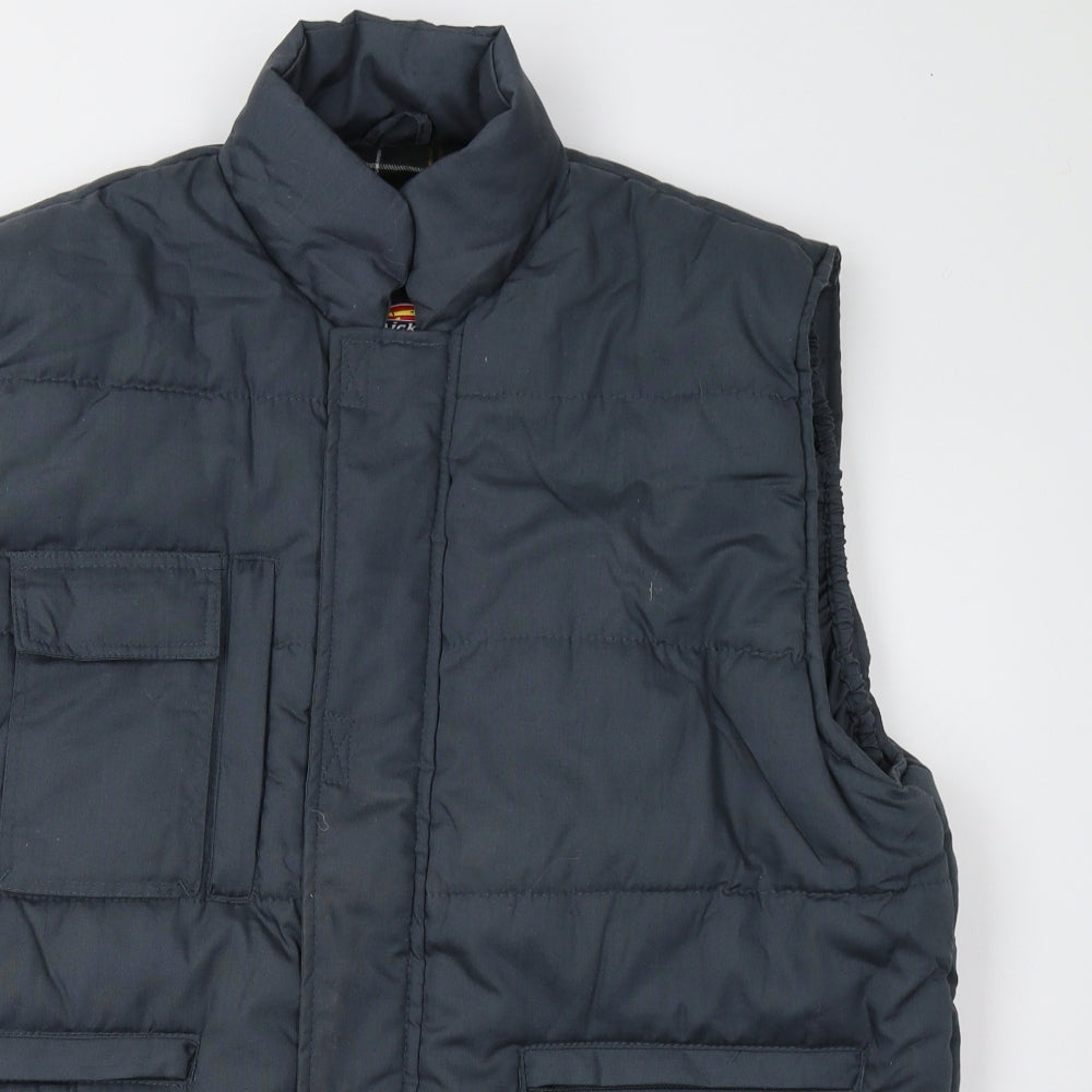 Dickies Mens Grey   Gilet Waistcoat Size L