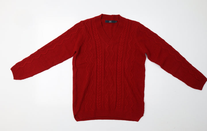 Isle Womens Red   Pullover Jumper Size S