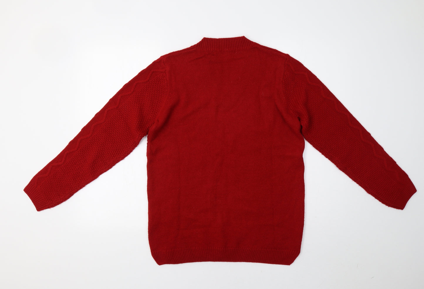 Isle Womens Red   Pullover Jumper Size S