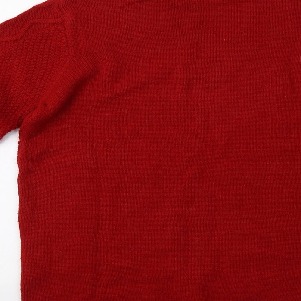 Isle Womens Red   Pullover Jumper Size S