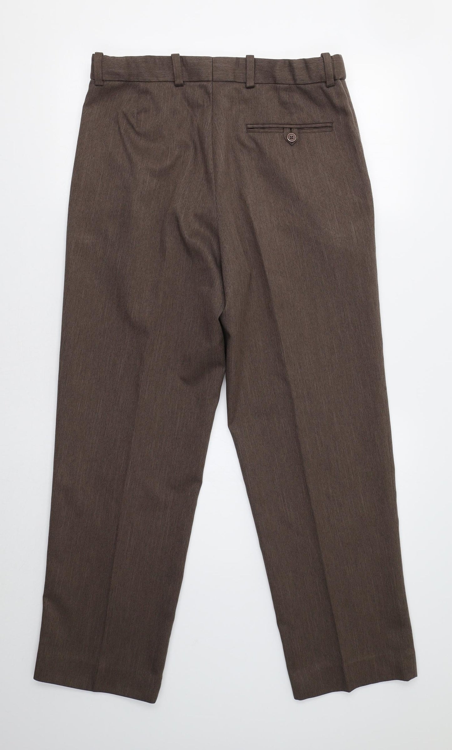 Chums Mens Brown   Dress Pants Trousers Size 32 L29 in