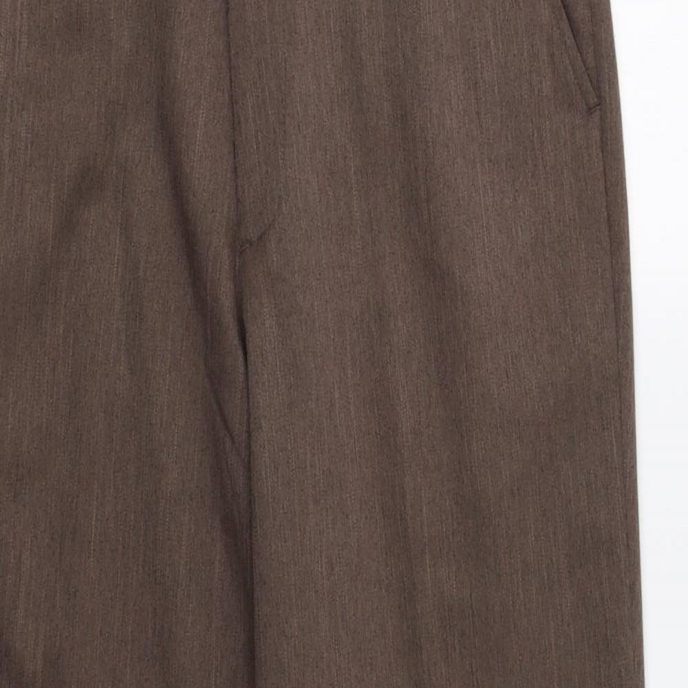 Chums Mens Brown   Dress Pants Trousers Size 32 L29 in