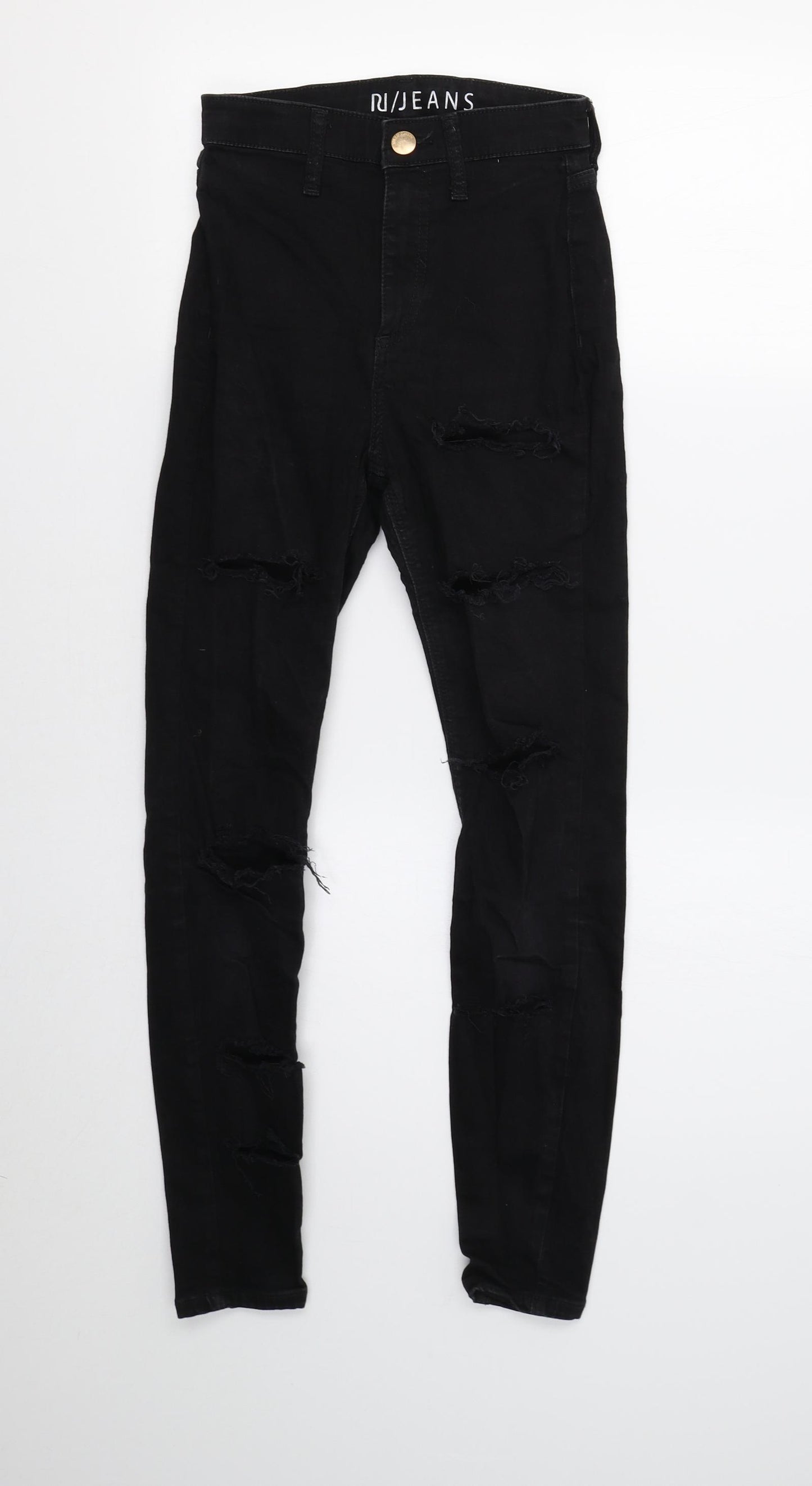River Island Womens Black   Skinny Jeans Size 6 L27 in