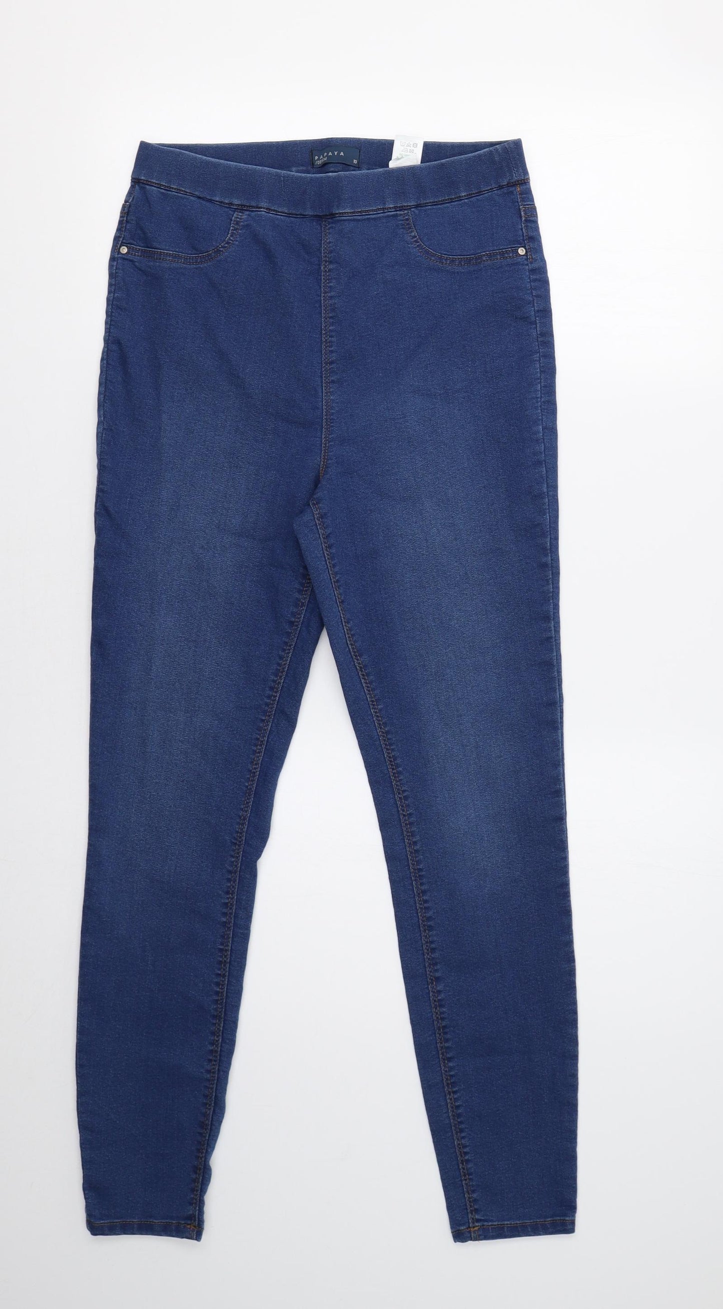 Papaya Womens Blue   Jegging Jeans Size 10 L28 in