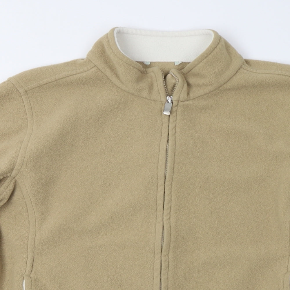 M&S Womens Beige   Full Zip Sweatshirt Size 20