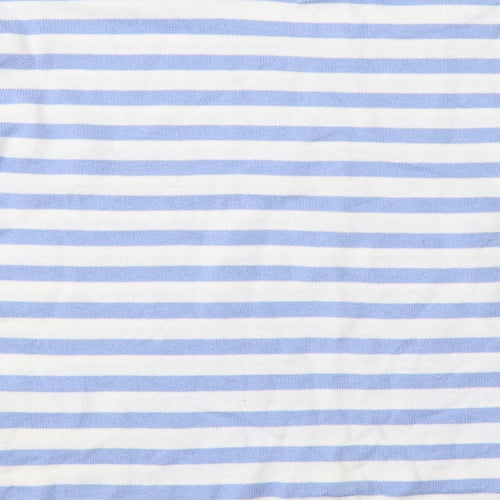 H&M Girls Blue Striped  Pullover Jumper Size 11 Years  - California