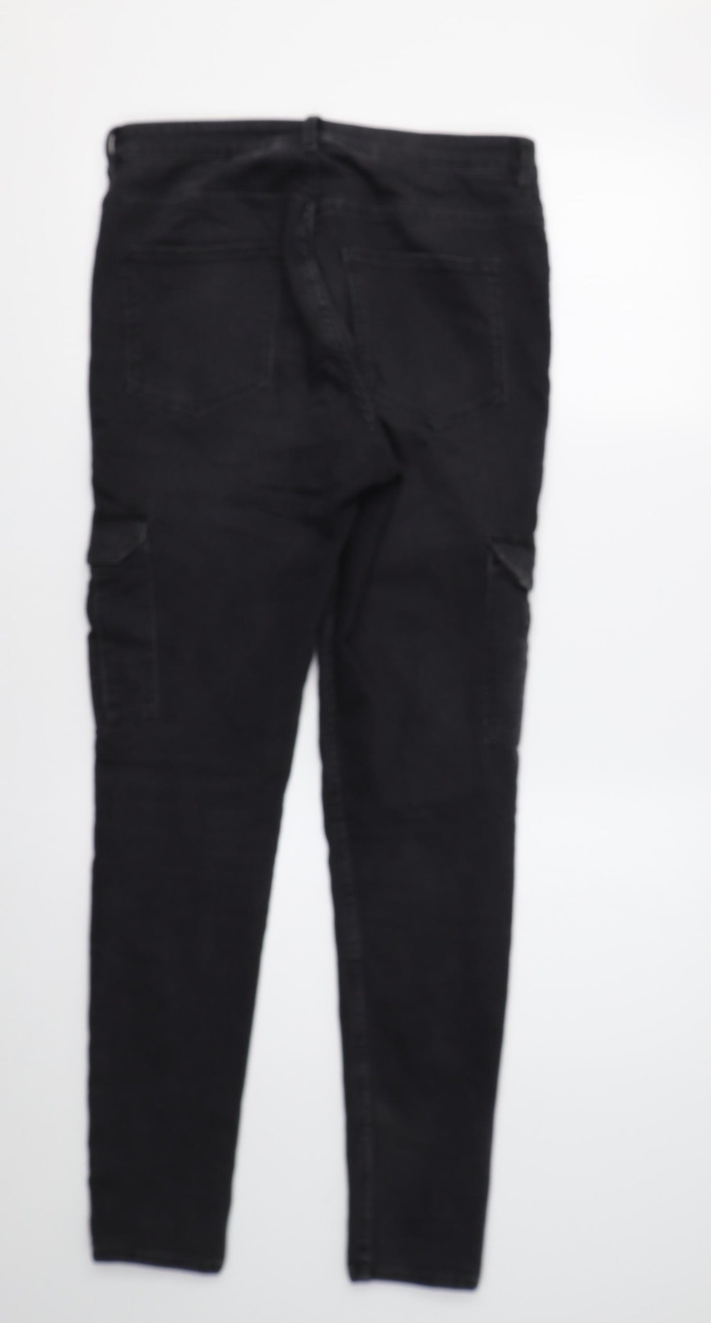 H&M Womens Black   Straight Jeans Size 12 L31 in