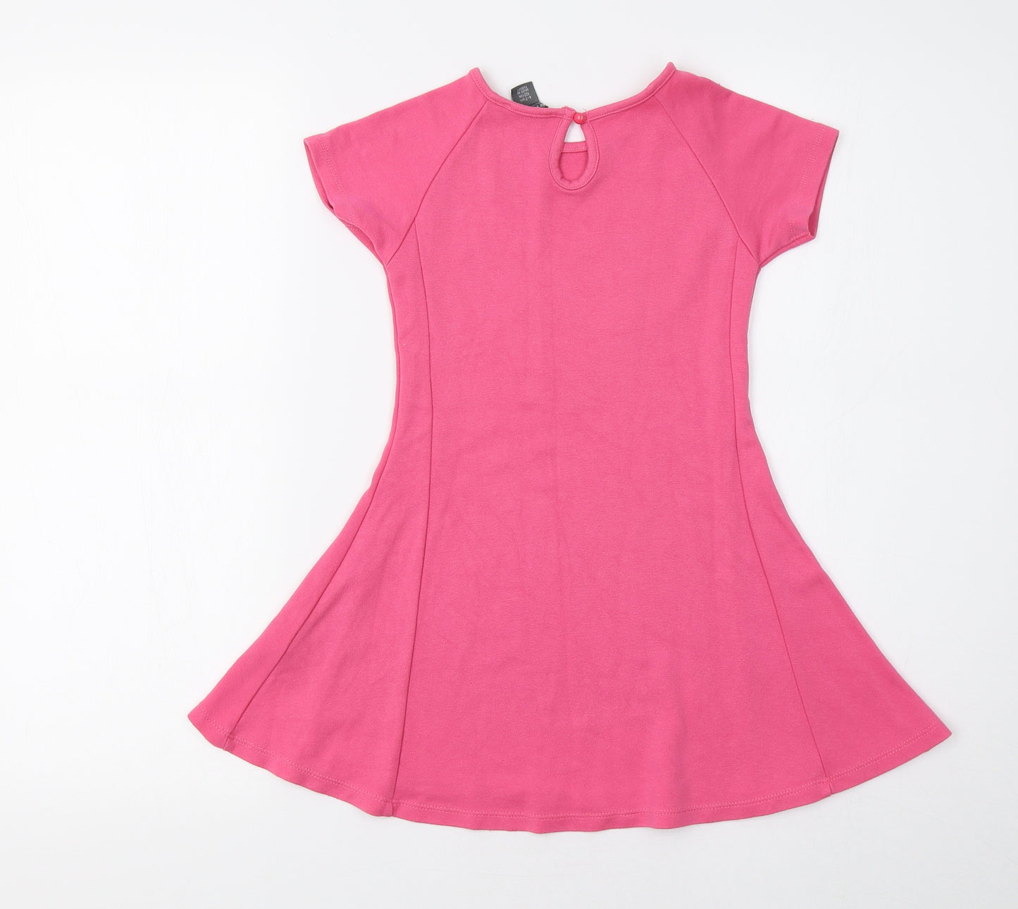 Primark Girls Pink   Fit & Flare  Size 6-7 Years  - Heart
