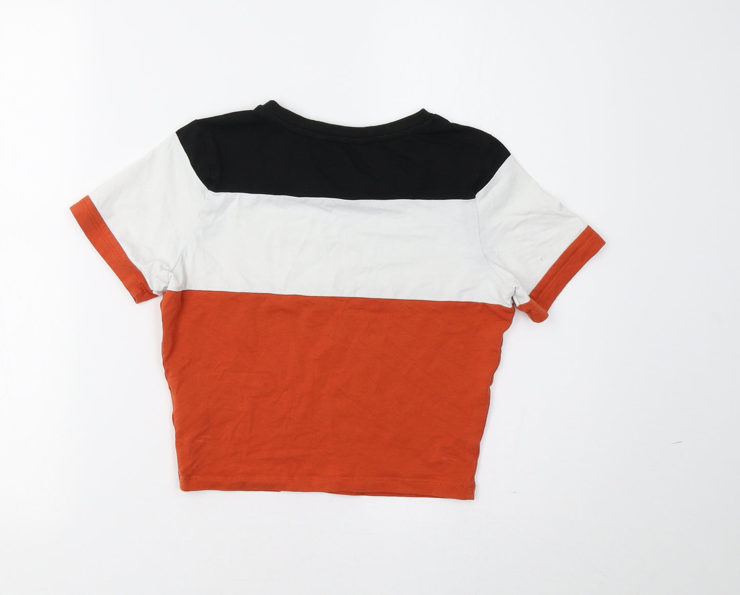 New Look Girls Orange   Cropped T-Shirt Size 10-11 Years  - Manhattan