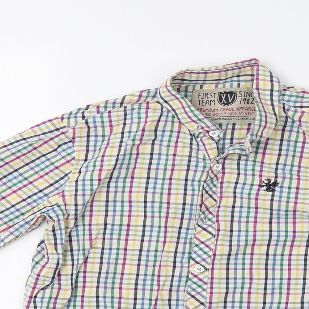 NEXT Boys Multicoloured Check  Basic Casual Size 10 Years