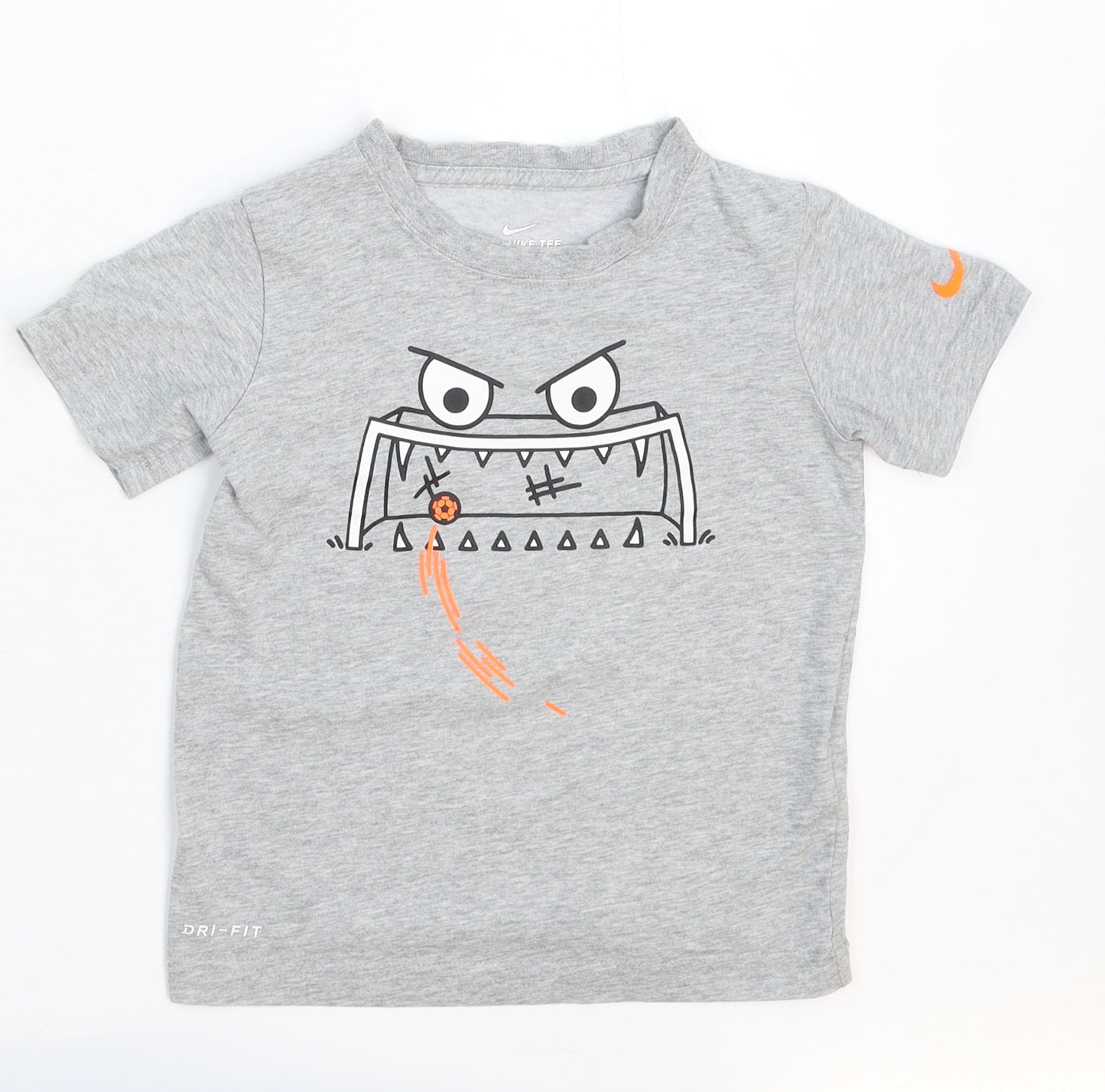 Denim & Co. Boys Grey   Basic T-Shirt Size 3-4 Years