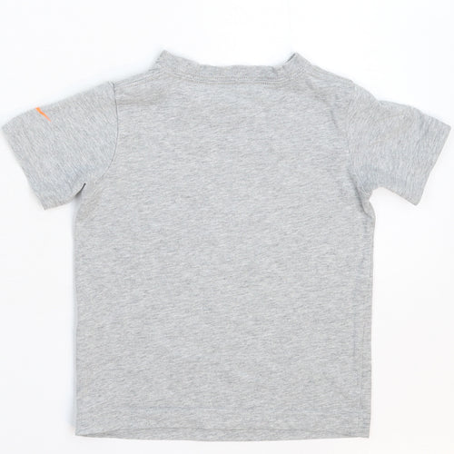 Denim & Co. Boys Grey   Basic T-Shirt Size 3-4 Years