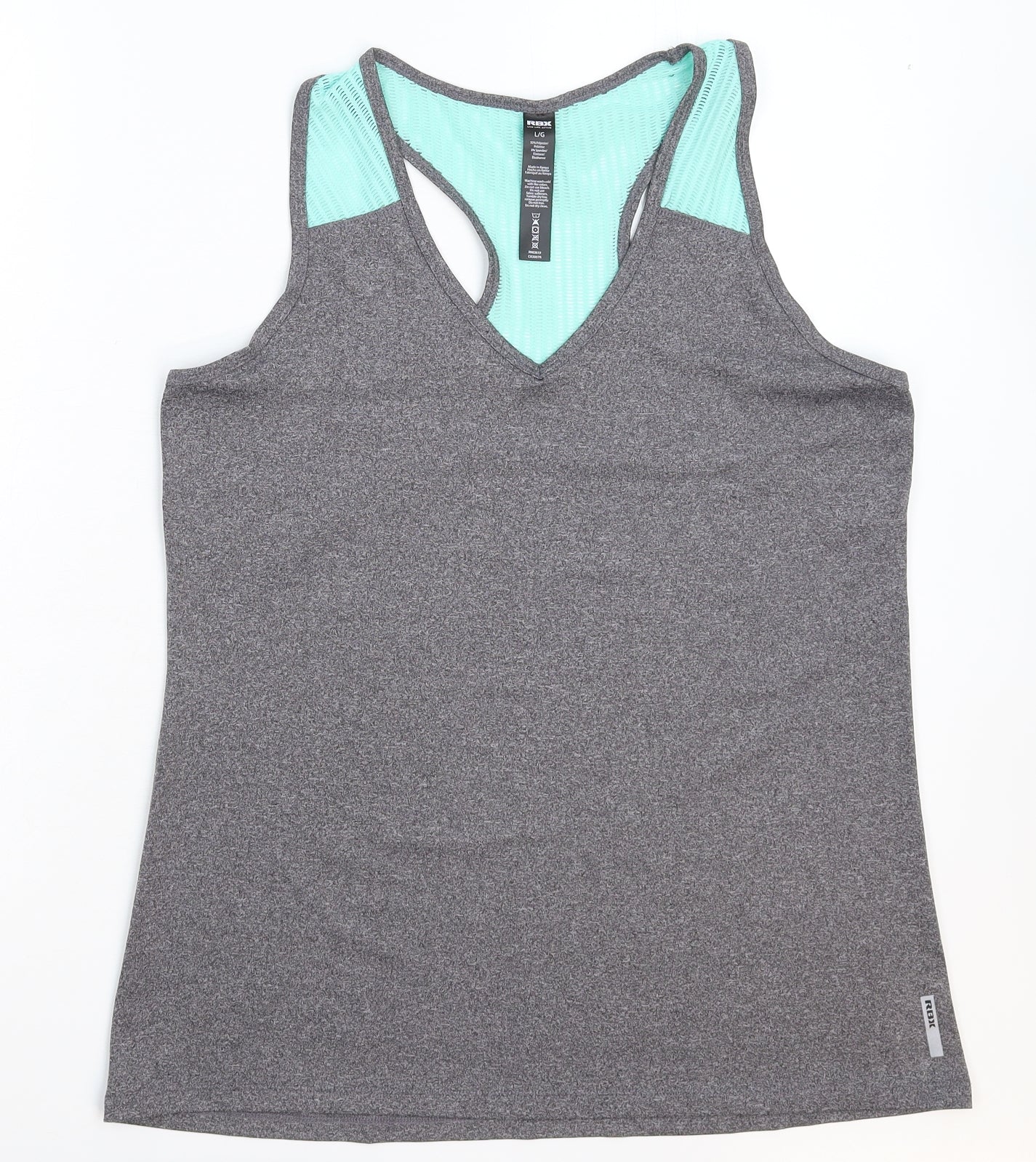 RBX Womens Grey   Jersey Tank Size L