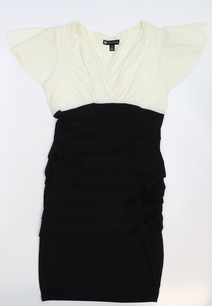 Valerie Bertinelli Womens Multicoloured Bodycon Size S