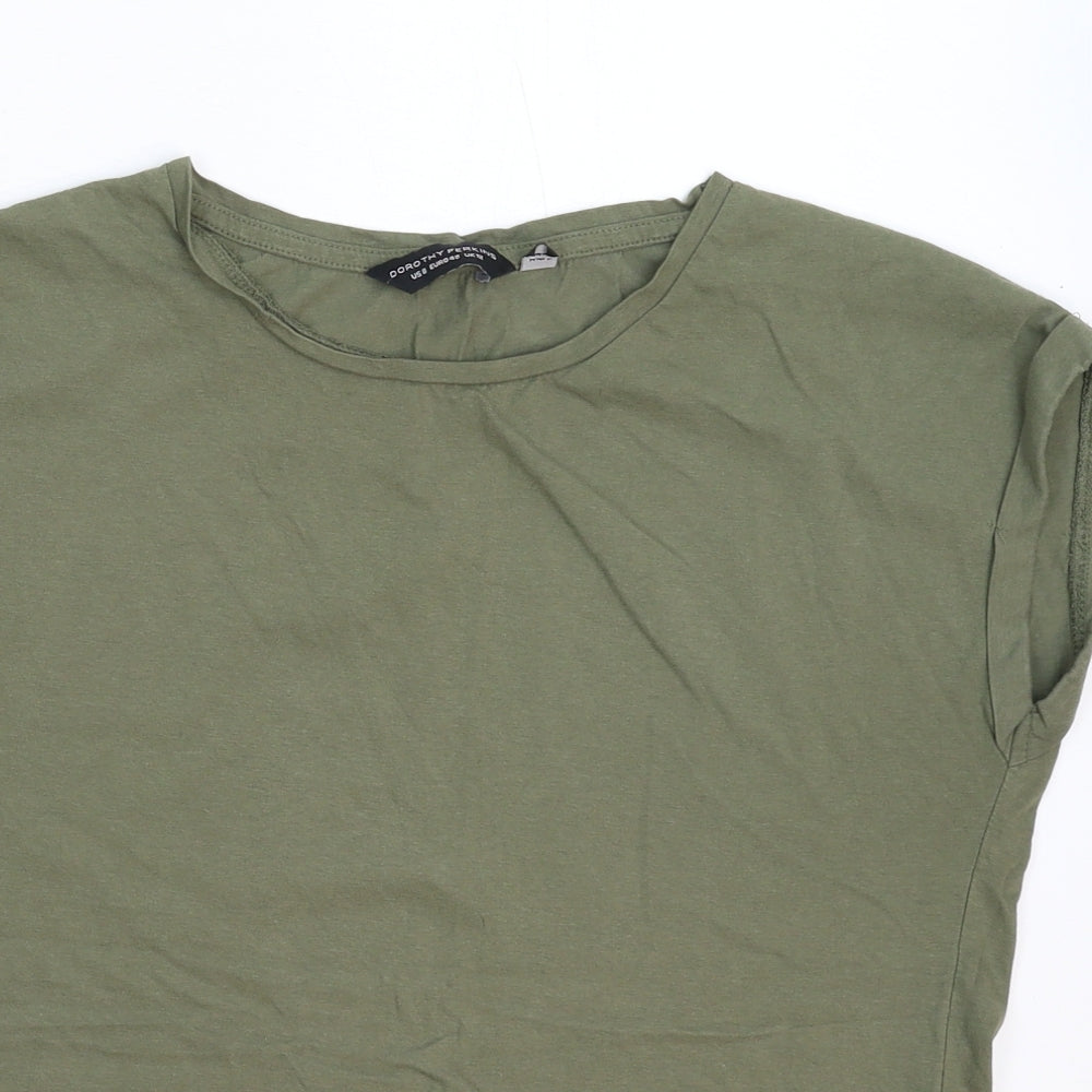Dorothy Perkins Womens Green   Basic T-Shirt Size 12