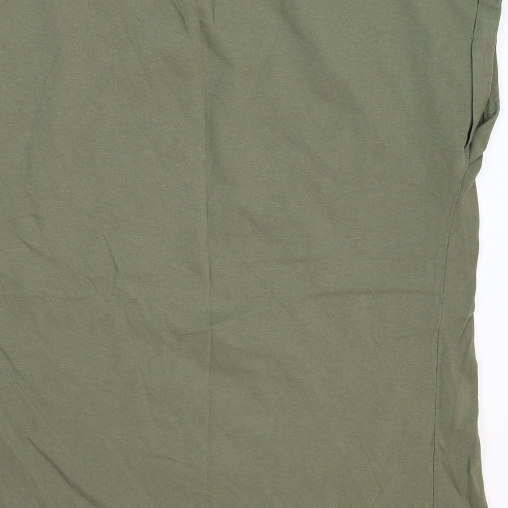 Dorothy Perkins Womens Green   Basic T-Shirt Size 12