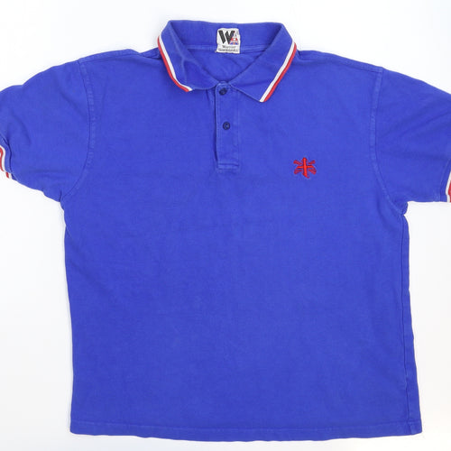 Warrior Boys Blue   Basic Polo Size XL