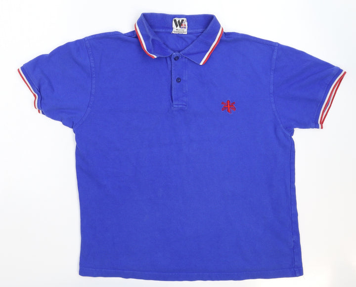 Warrior Boys Blue   Basic Polo Size XL