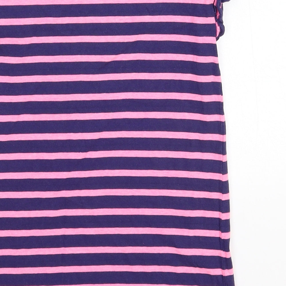 M&Co Girls Multicoloured Striped  T-Shirt Dress  Size 3-4 Years