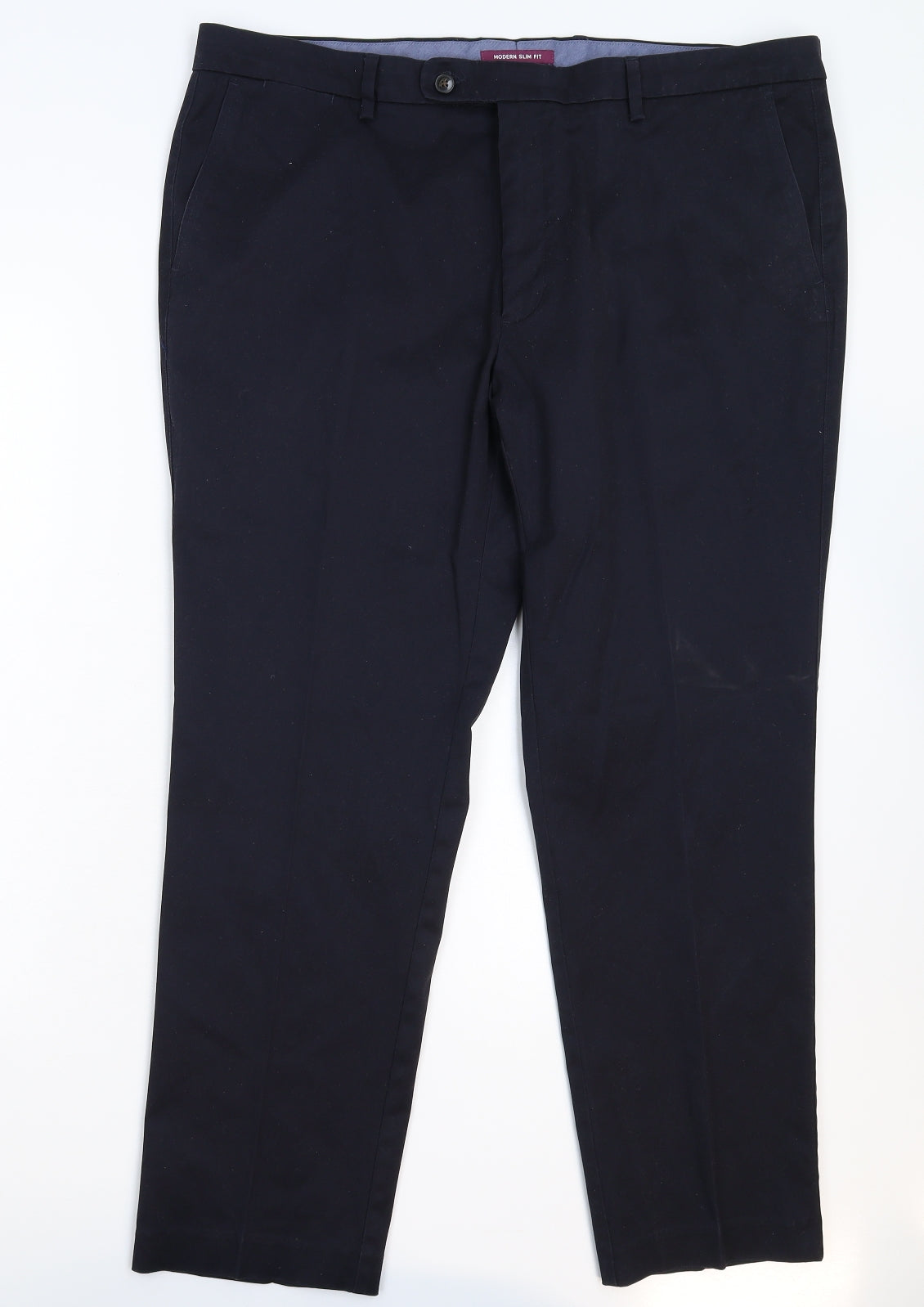 Marks and Spencer Mens Blue   Trousers  Size 40 L29 in