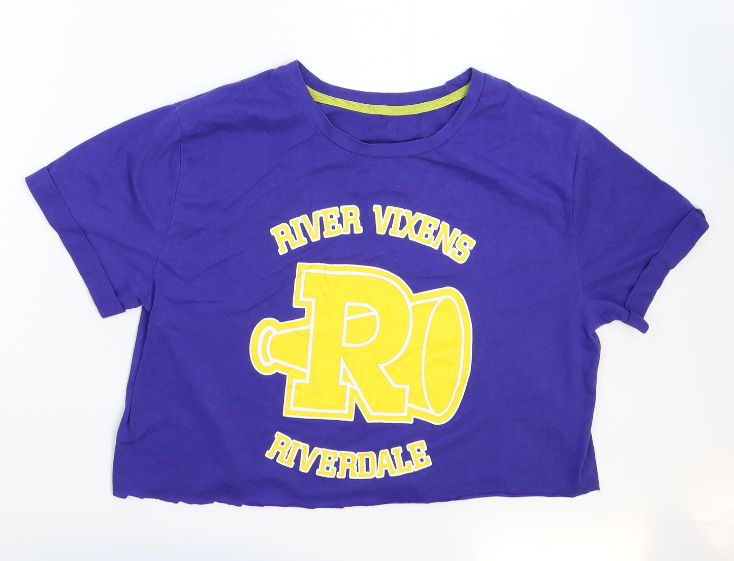 Preworn Womens Blue   Ringer T-Shirt Size L