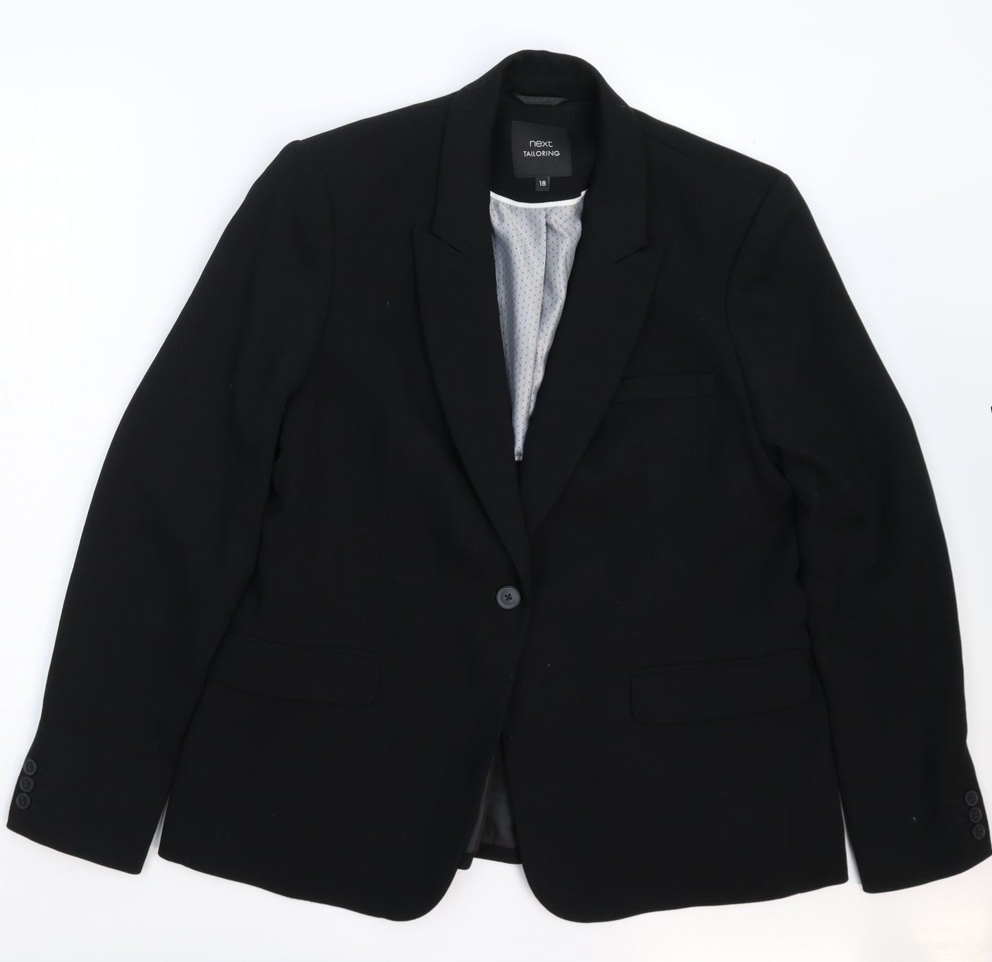 NEXT Womens Black   Jacket Suit Jacket Size 18