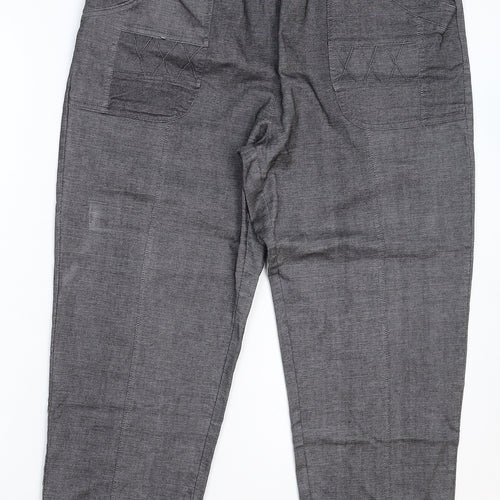 Preworn Womens Grey   Trousers  Size 36 in L25 in