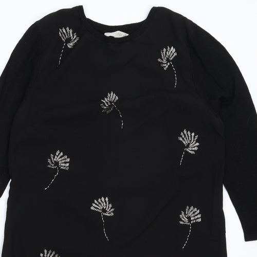 RJR.John Rocha Womens Black  Knit Mini  Size 12