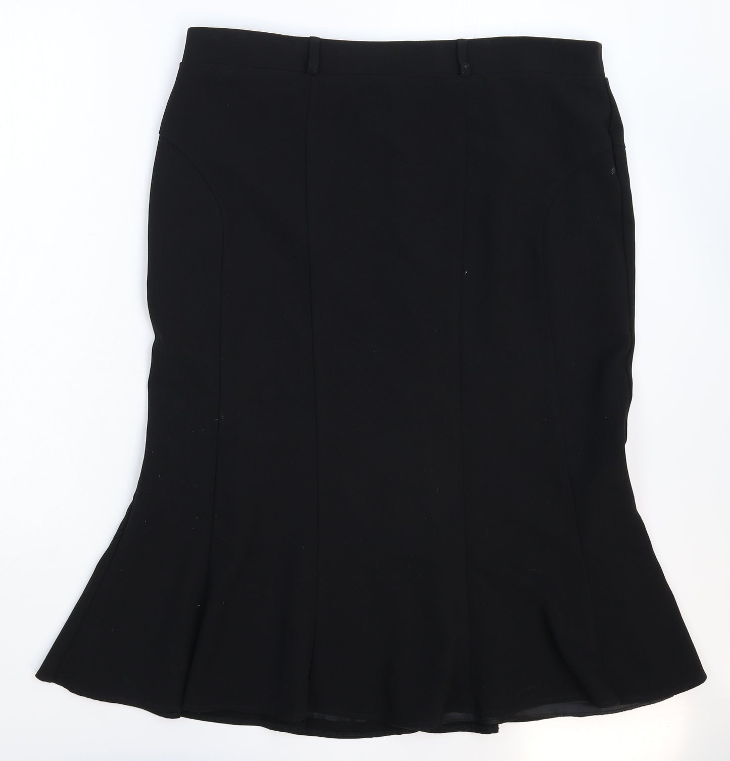 Marks and Spencer Womens Black   Flare Skirt Size 16