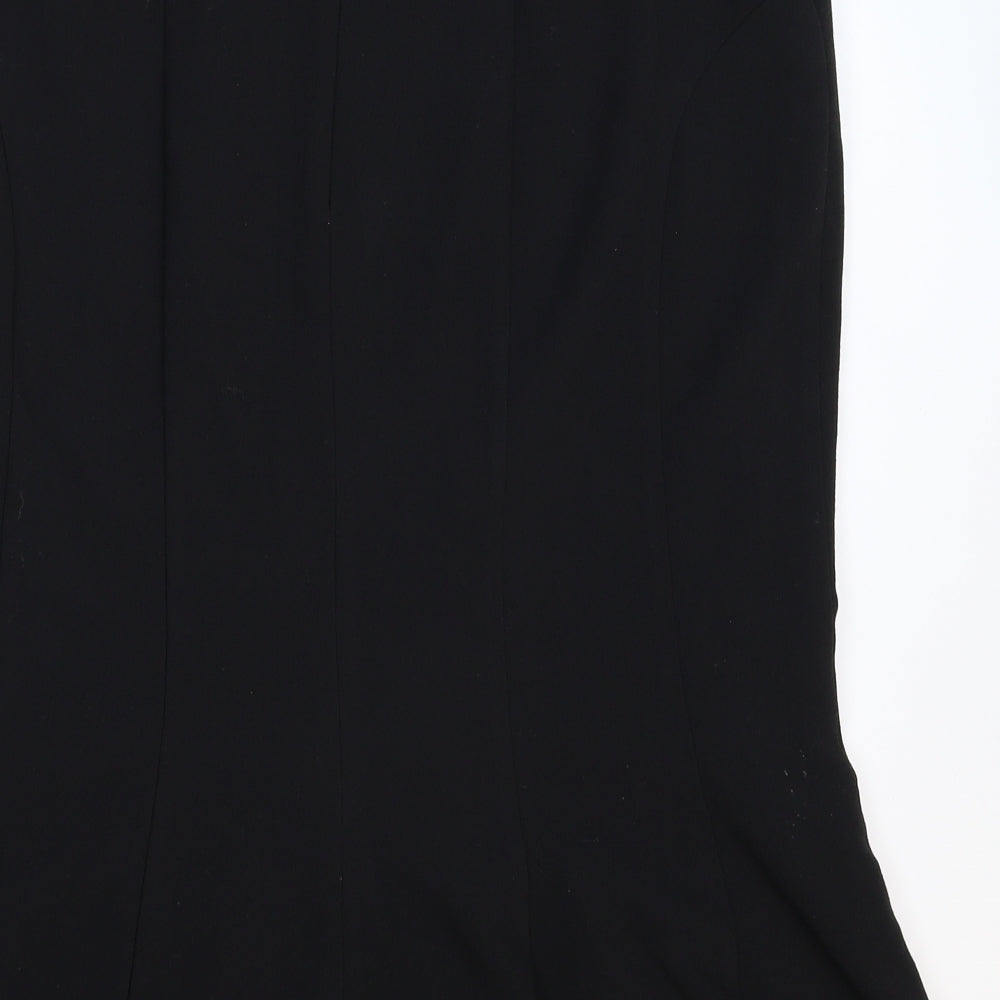 Marks and Spencer Womens Black   Flare Skirt Size 16