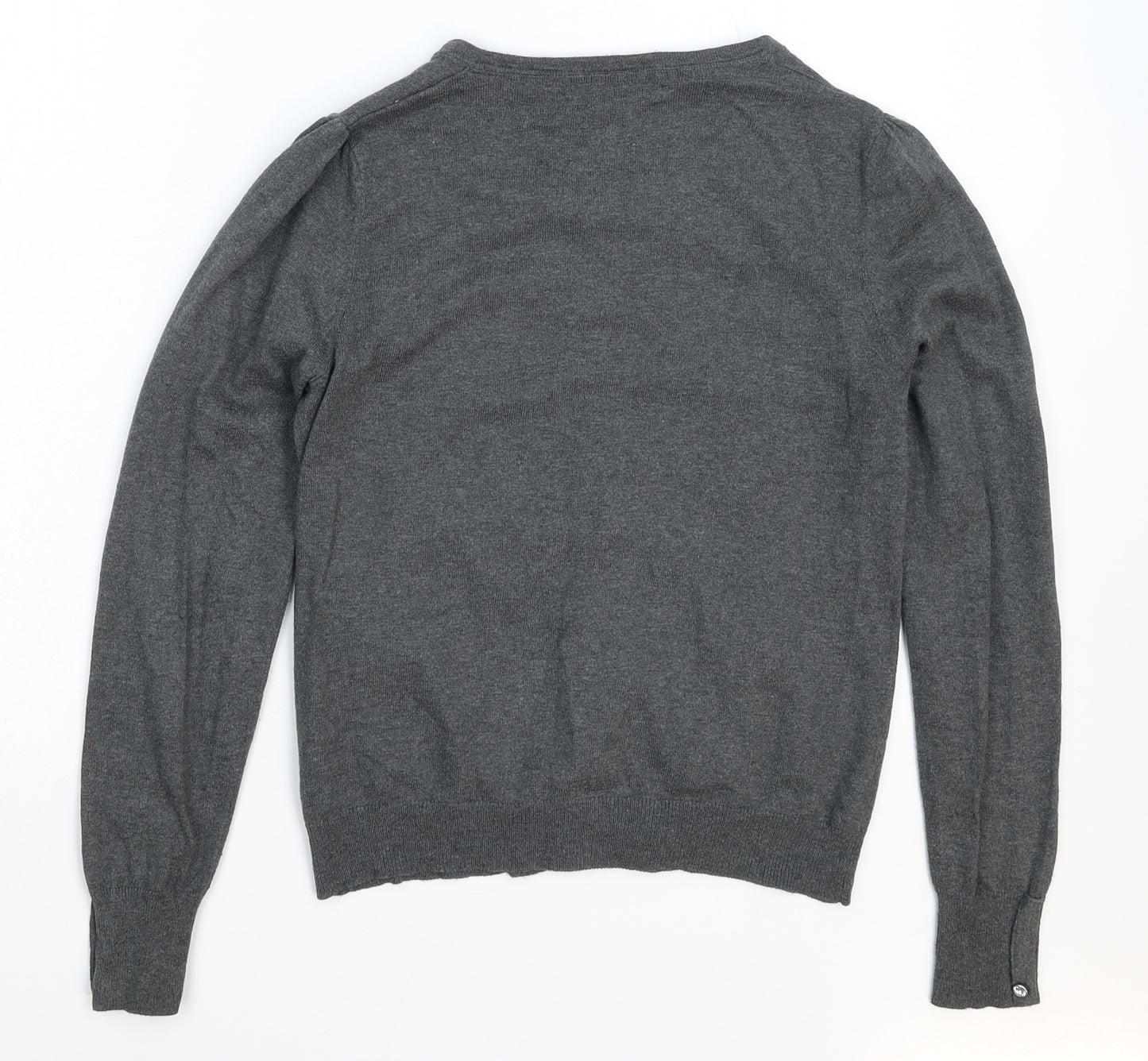 NEXT Womens Grey  Knit Cardigan Jumper Size 8