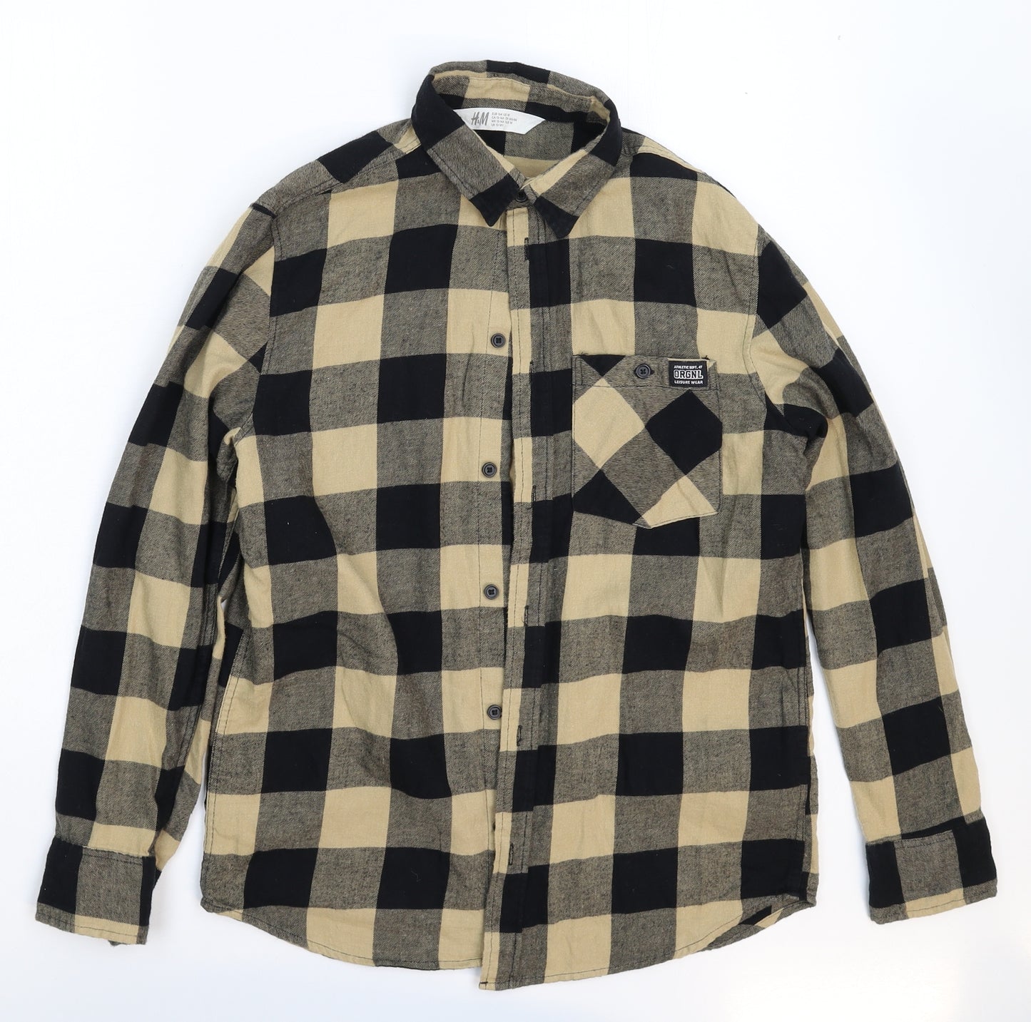 H&M Boys Multicoloured Check  Basic Button-Up Size 13-14 Years