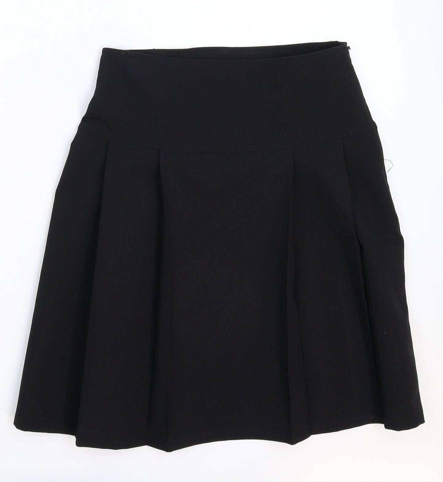 Banner Womens Black   Pleated Skirt Size 26 in