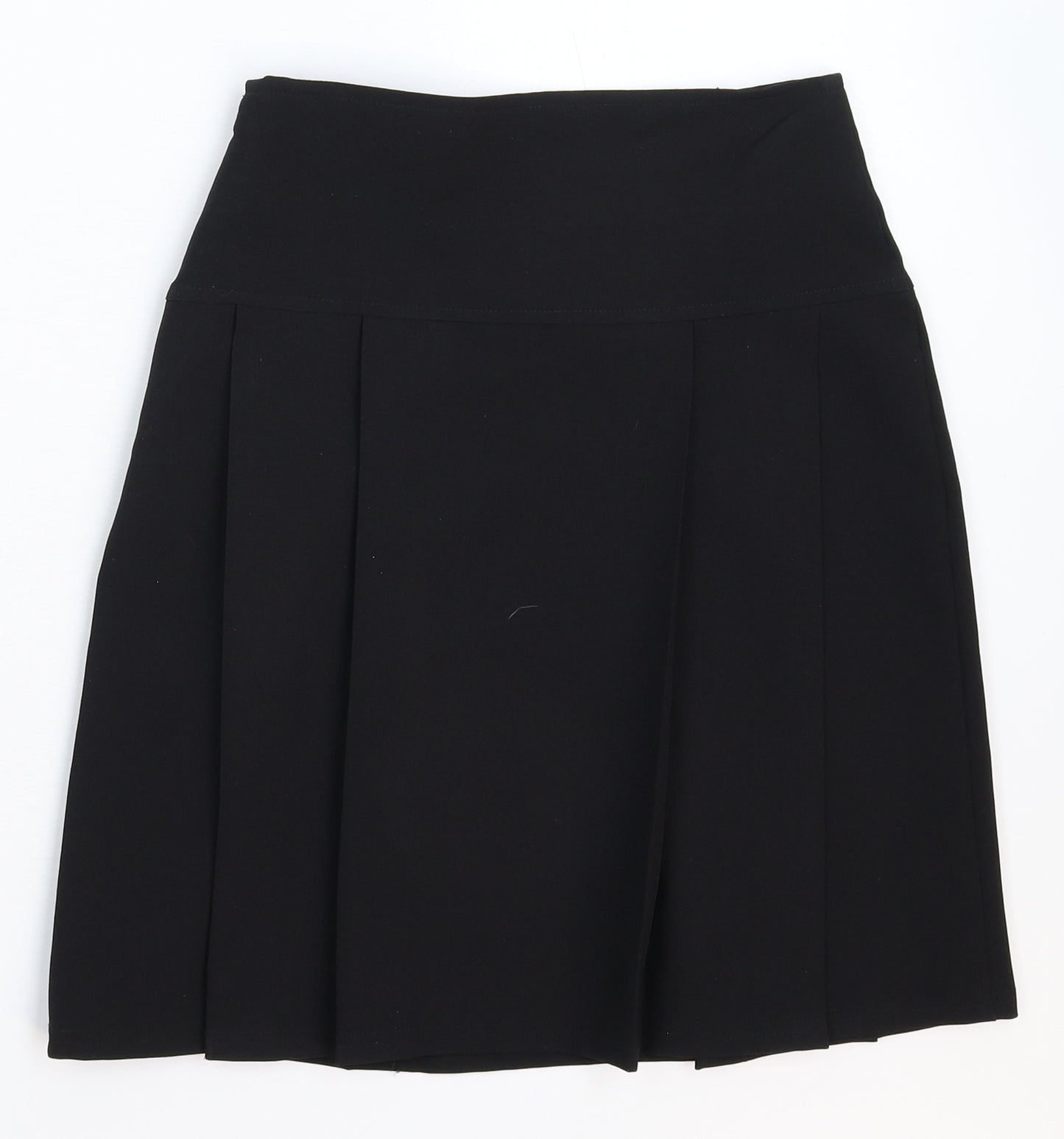 Banner Womens Black   Pleated Skirt Size 26 in