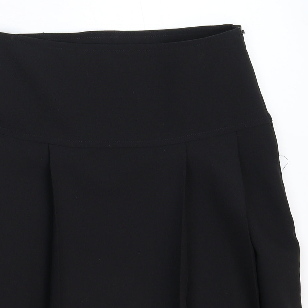 Banner Womens Black   Pleated Skirt Size 26 in