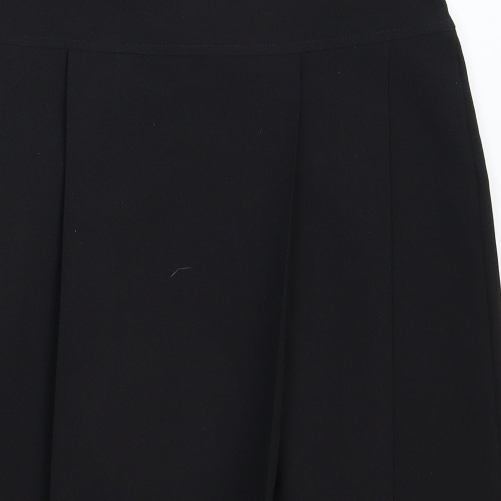 Banner Womens Black   Pleated Skirt Size 26 in