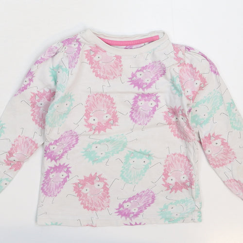 Very Girls White   Basic T-Shirt Size 4-5 Years