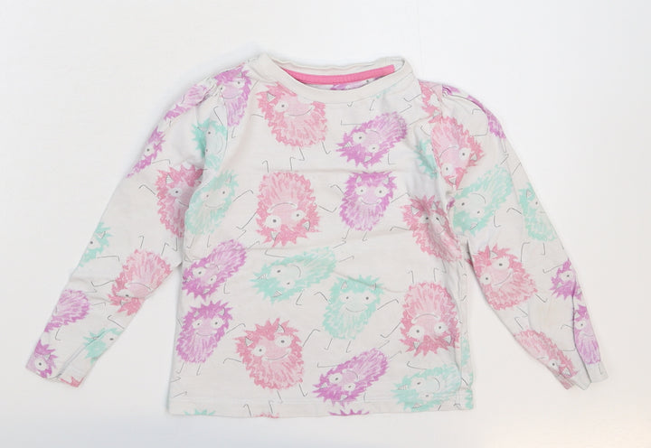 Very Girls White   Basic T-Shirt Size 4-5 Years