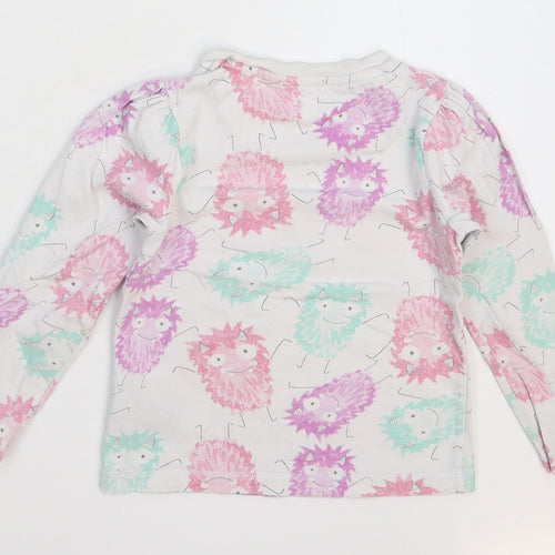 Very Girls White   Basic T-Shirt Size 4-5 Years