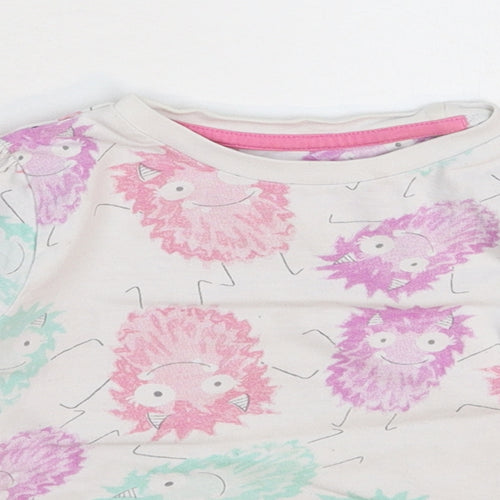 Very Girls White   Basic T-Shirt Size 4-5 Years
