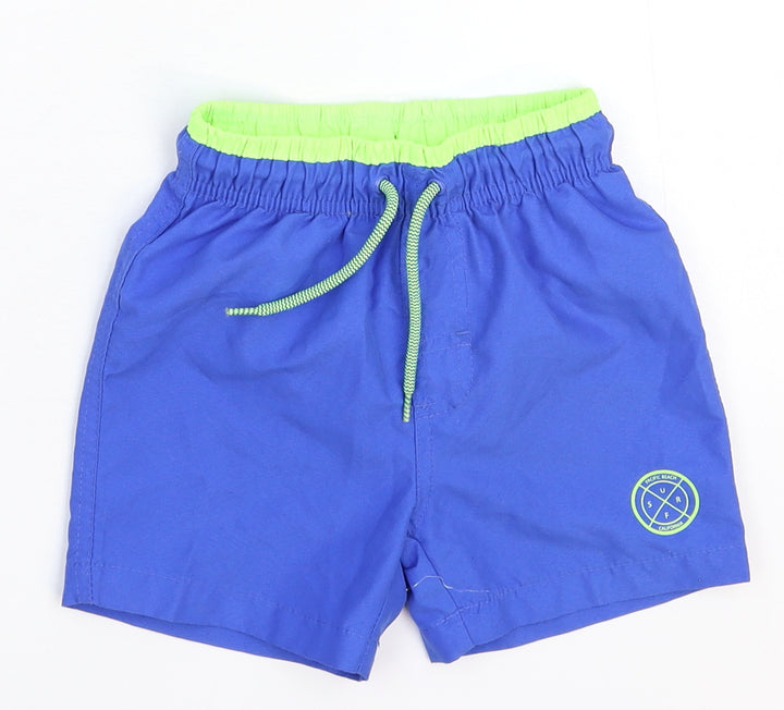 Rebel Boys Blue Bermuda Shorts Size 2-3 Years