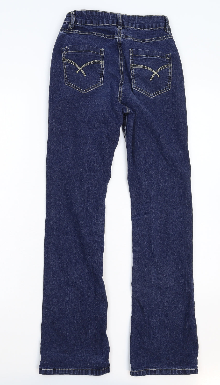 TU Womens Blue  Denim Bootcut Jeans Size 8 L29 in